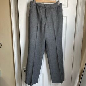 Talbot’s wool lined dress pants light gray excellent condition size 8 high rise